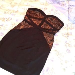 Black cocktail dress